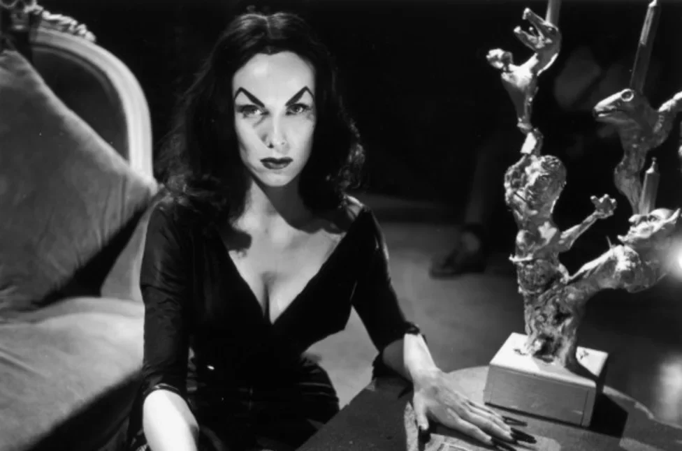 Finnish-born actress and television host Maila Nurmi, a.k.a. Vampira, circa 1956. (Hulton Archive / Getty Images)